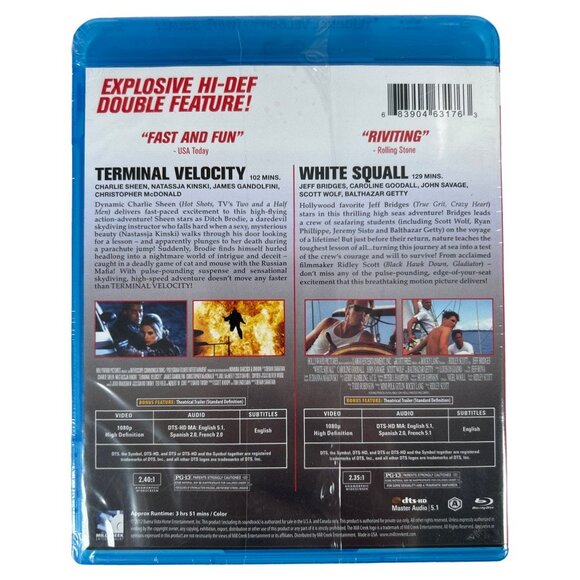 Terminal Velocity and White Squall Blu-ray Double Feature - Picture 3 of 6